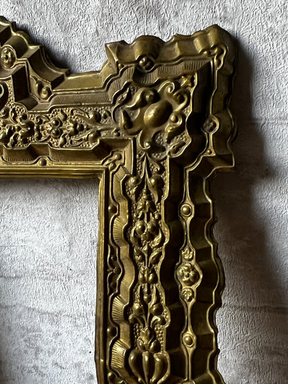 真鍮製フレームプレート