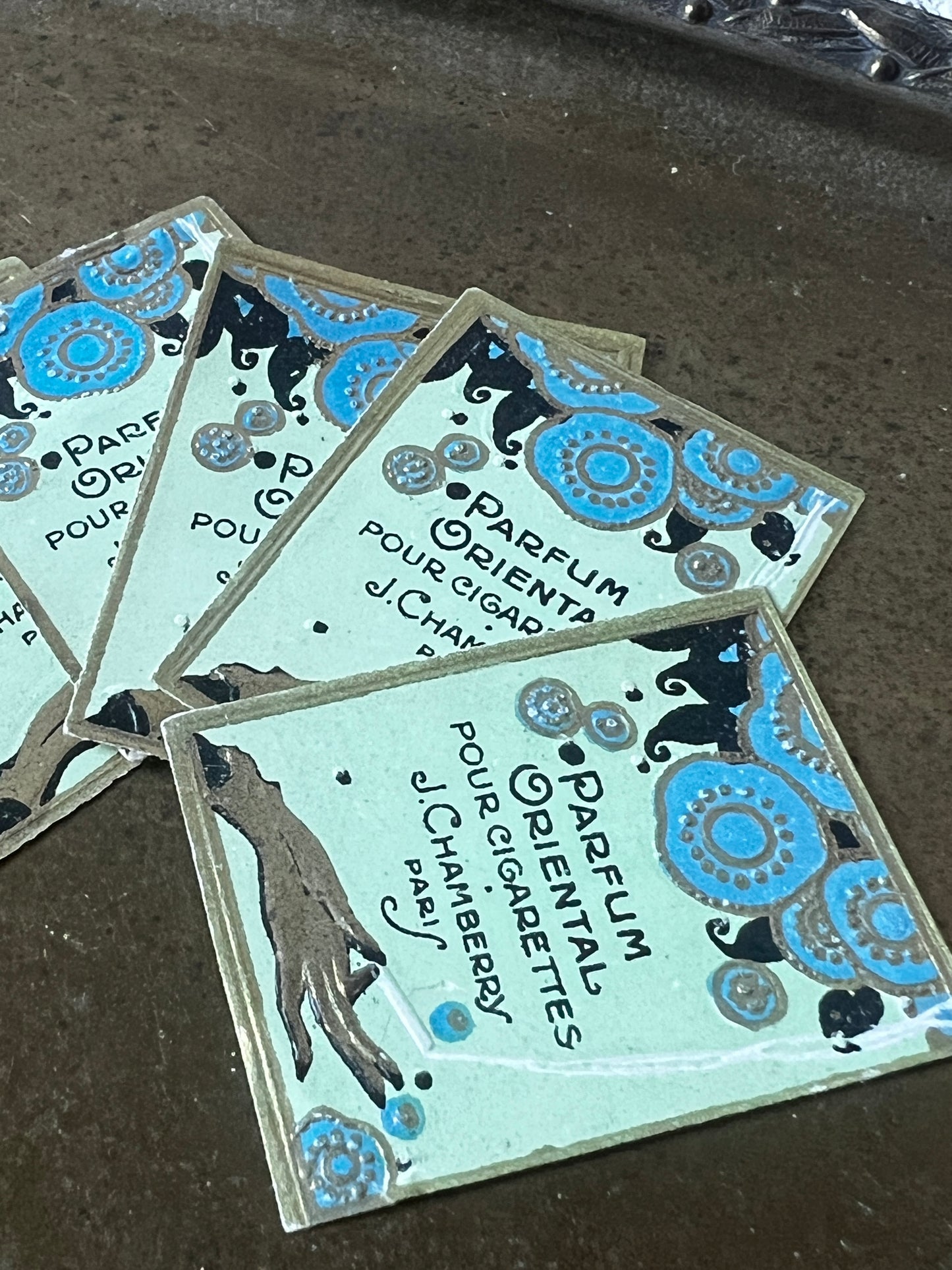 香水小瓶のラベルセット