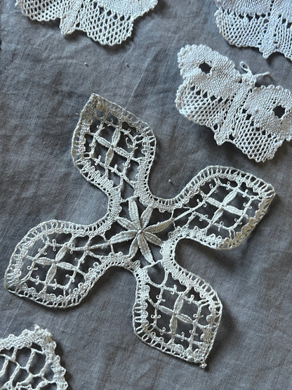 アンティークレースモチーフセット