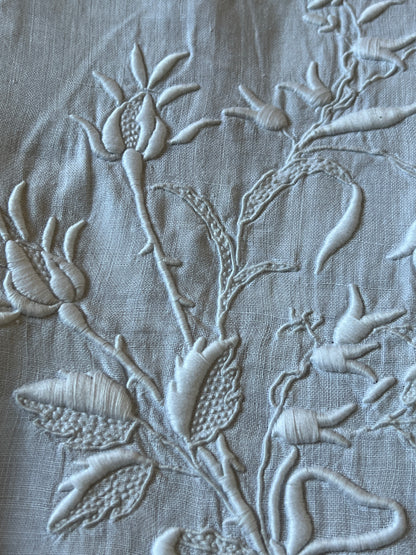 白刺繍クロス