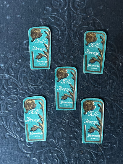 香水小瓶のラベルセット