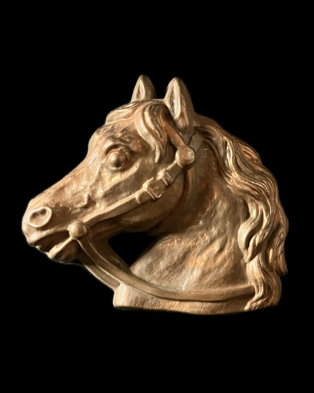 ☆銅製馬のレリーフ – France Antique 銀色アンティーク ☆銅製馬のレリーフ – France Antique 銀色アンティーク