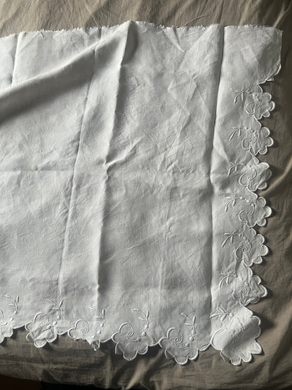 モノグラム刺繍端布
