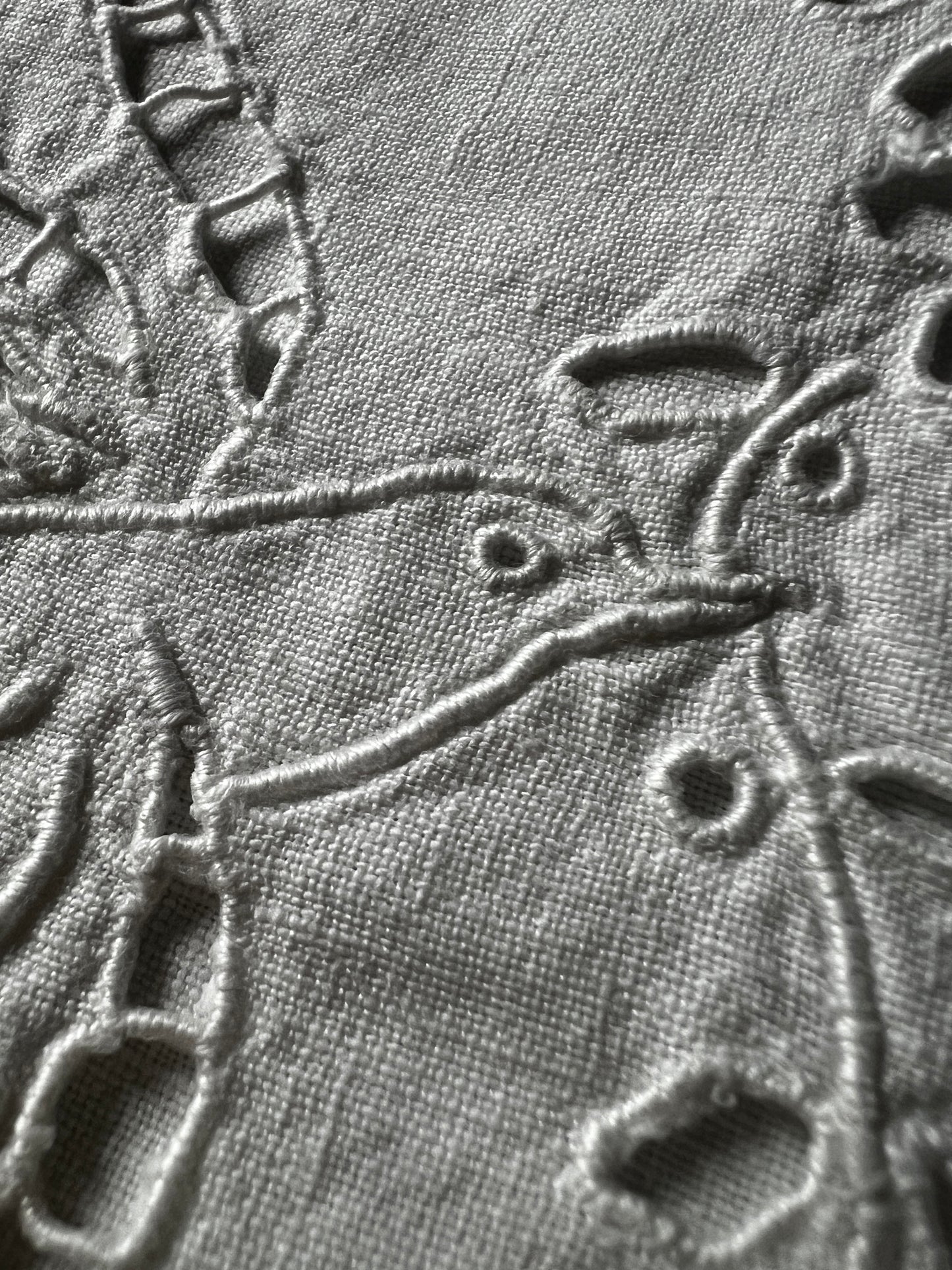 ★刺繍のランジェリーサック(鳥)