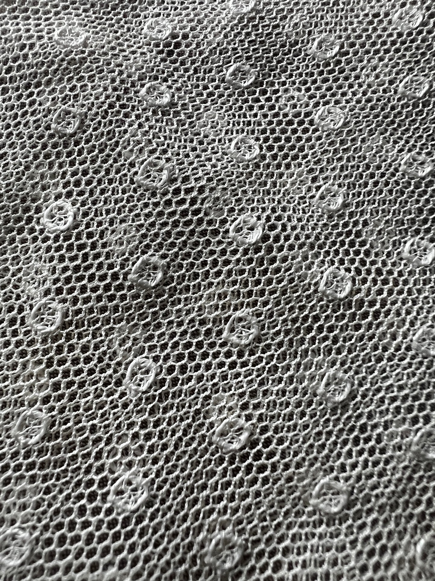 チュールとクロシェのドレスパーツ