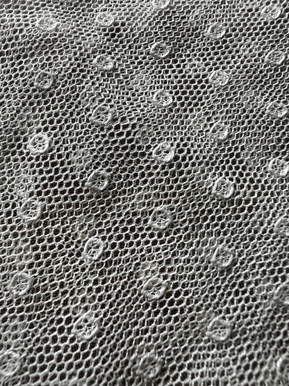 チュールとクロシェのドレスパーツ