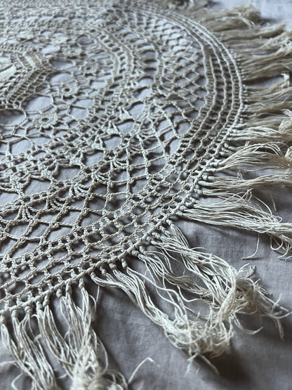 ★クロシェレース円形クロス