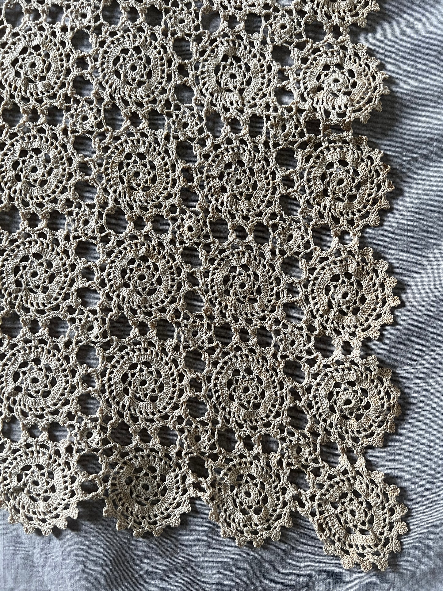 クロシェモチーフ大判クロス