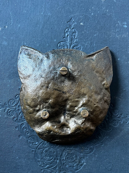 ★猫フェイスメタルトレイ