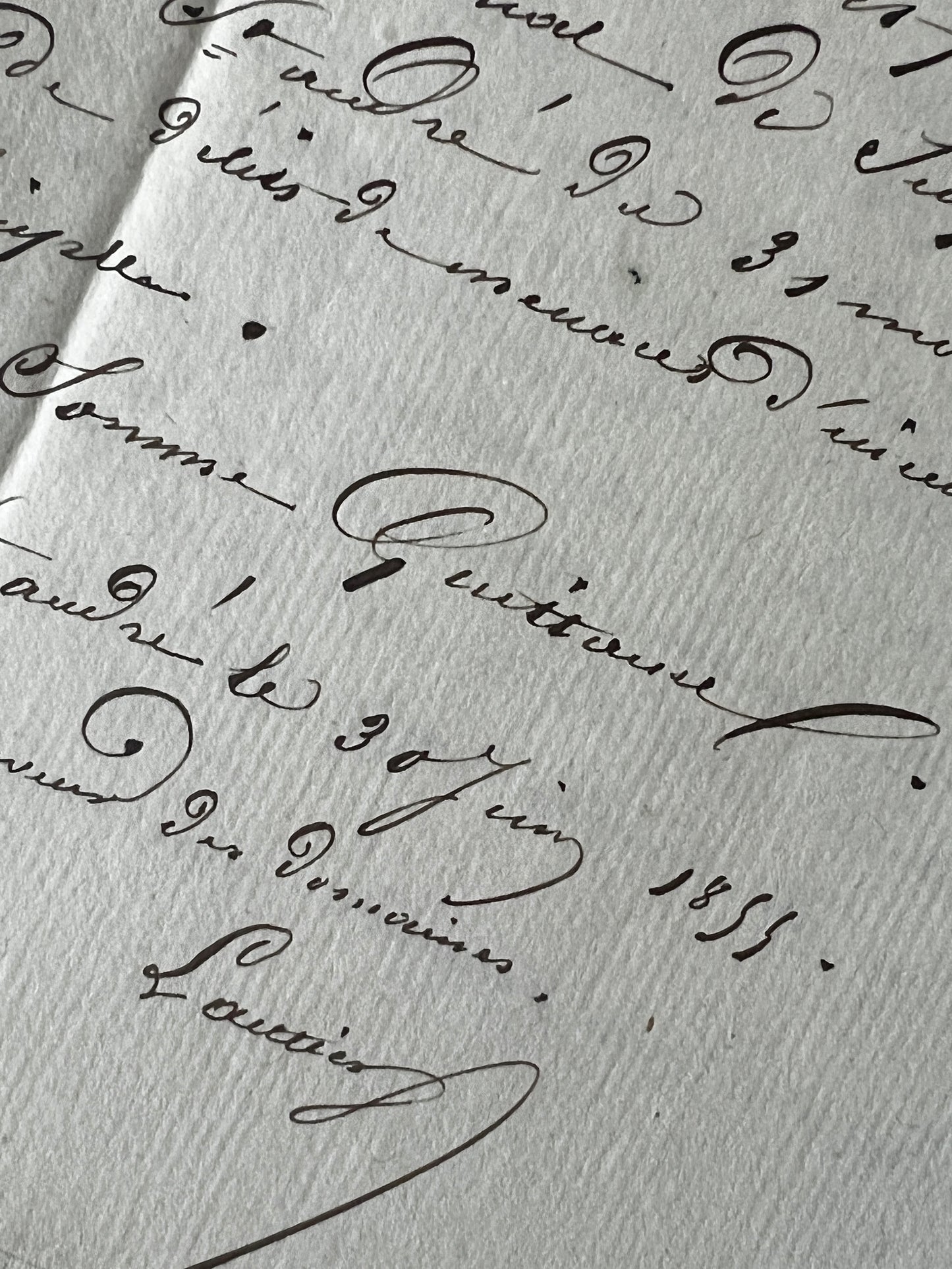 19世紀手描き公文書セット