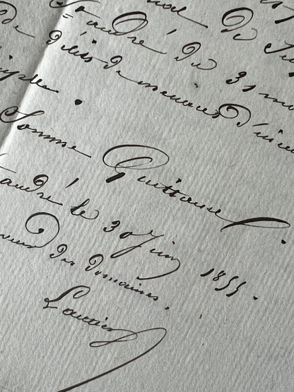 19世紀手描き公文書セット