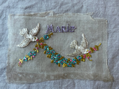 ポストカード用刺繍パーツ