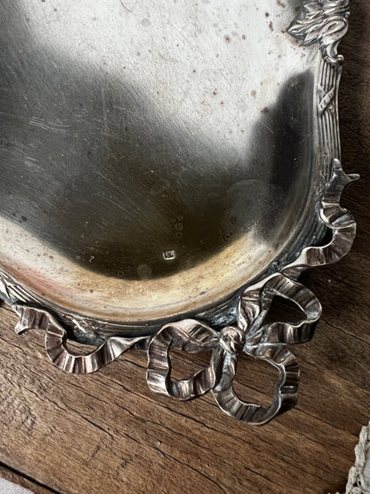 ★銀メッキリボンプレート