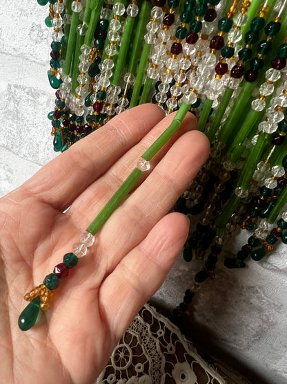 ★ガラスパーツのランプ飾り