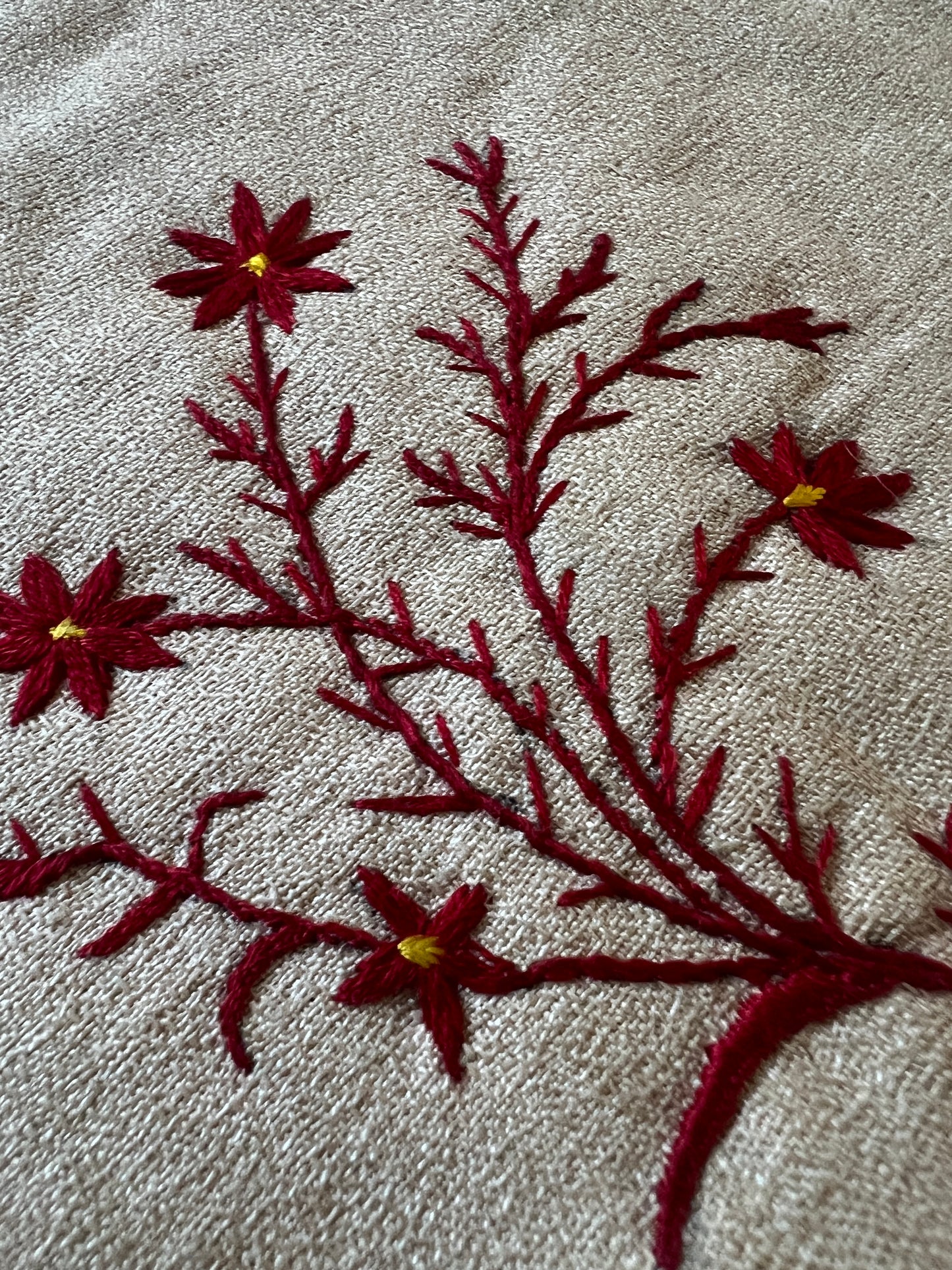刺繍サック