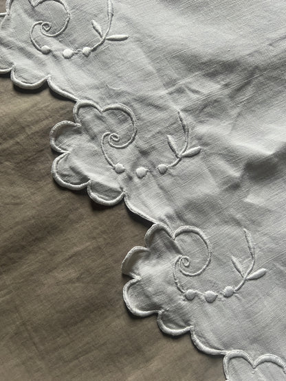 モノグラム刺繍端布