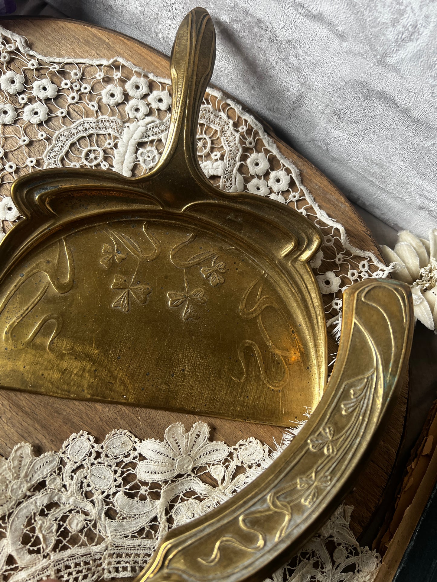 真鍮製ダストパンセット