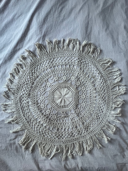 ★クロシェレース円形クロス