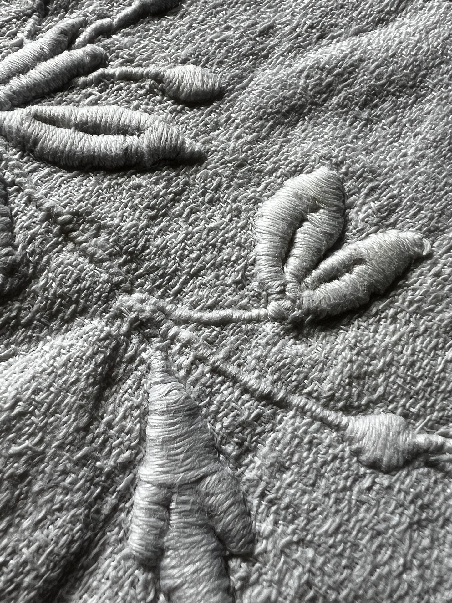 白刺繍ランジェリーサック