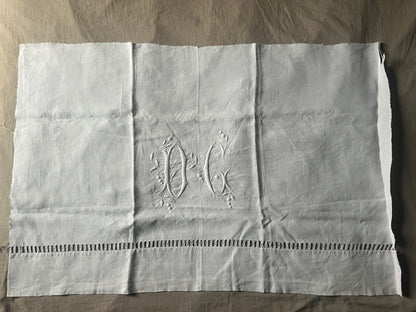 モノグラム刺繍端布