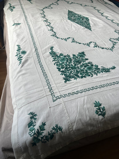 ★コルネリー刺繍の大判クロス