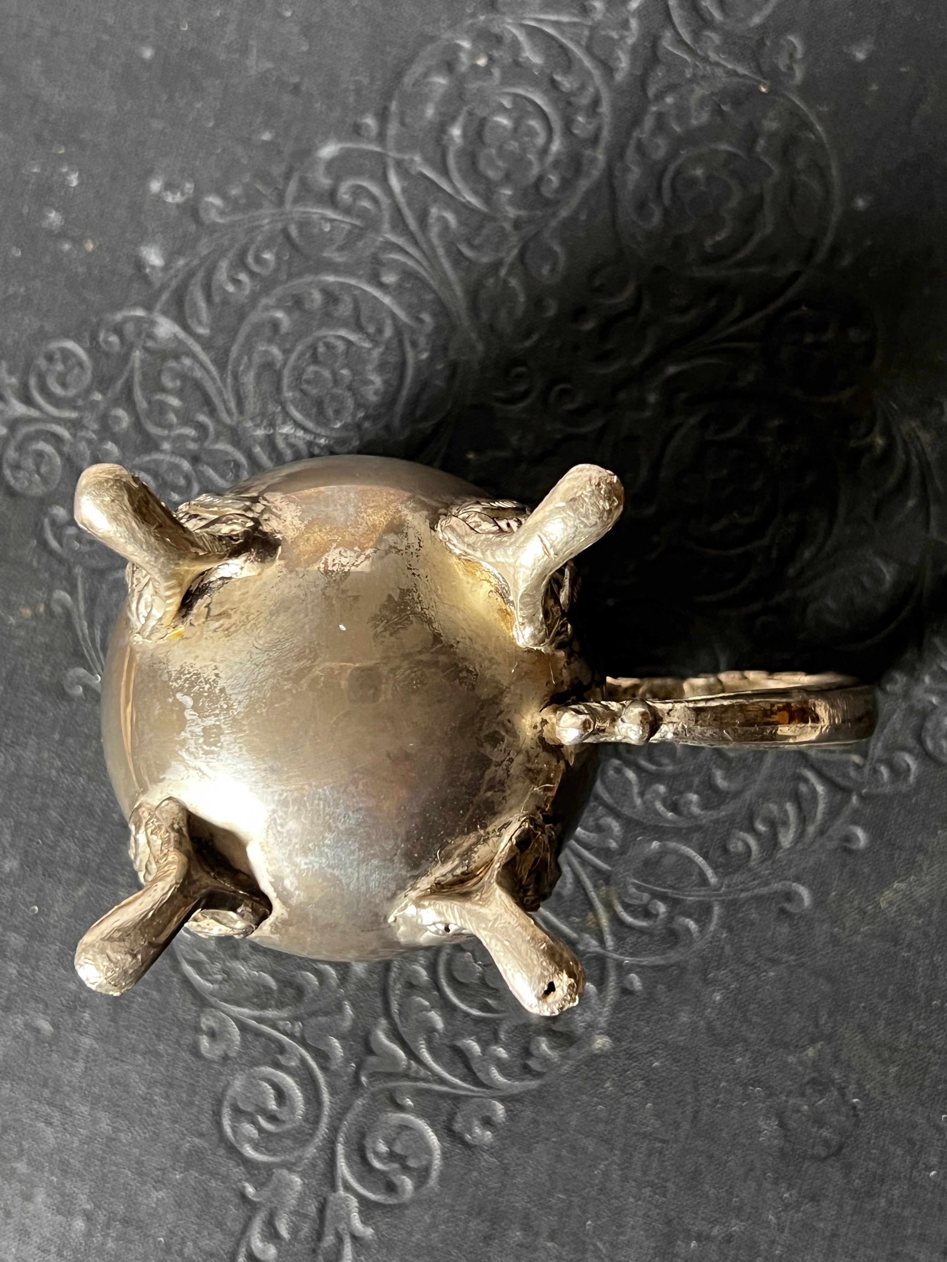 ☆メタル製ミルクピッチャー – France Antique 銀色アンティーク
