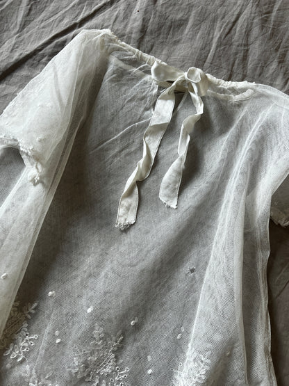 チュールベビードレス