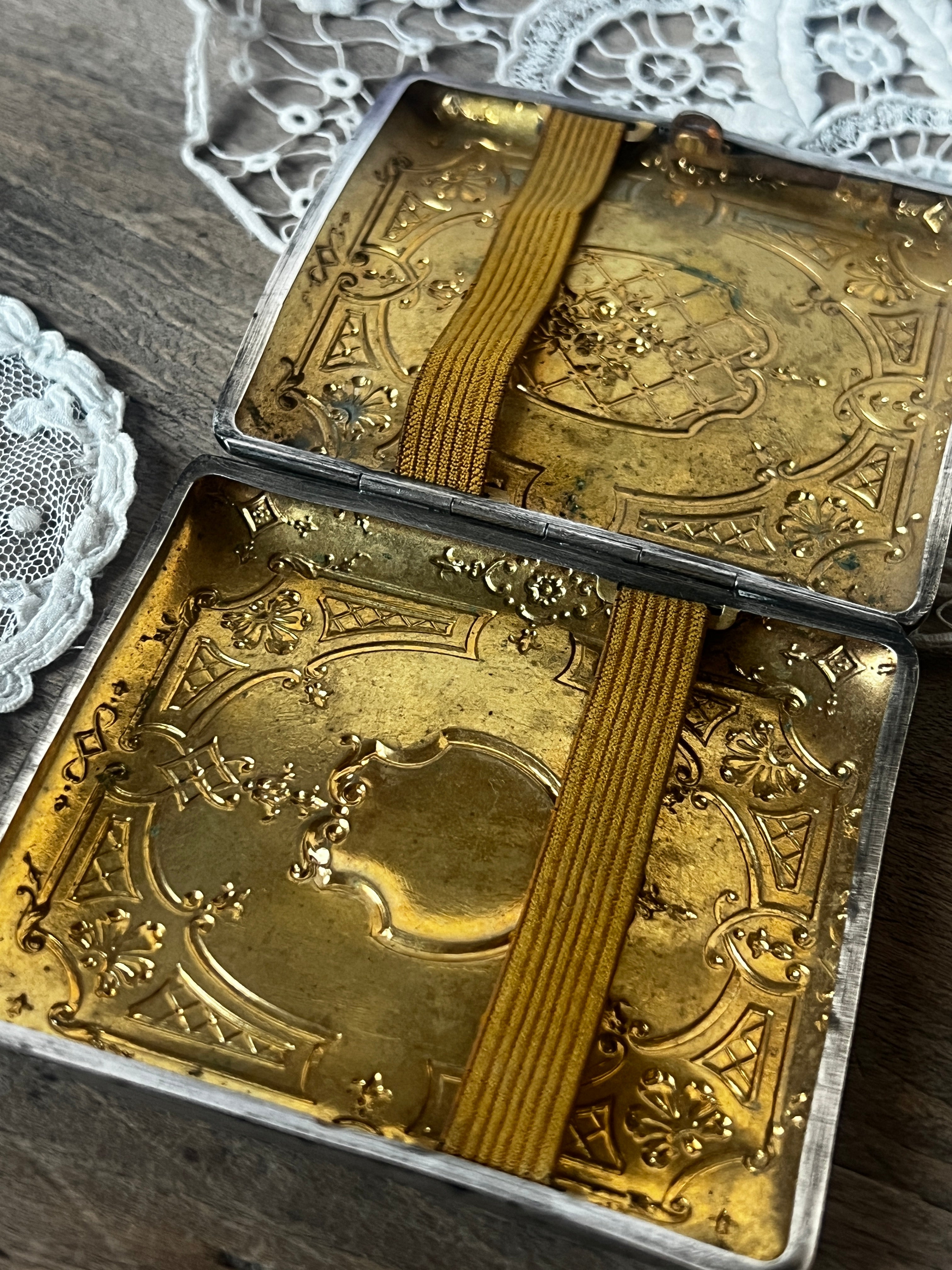 シガレットケース – France Antique 銀色アンティーク