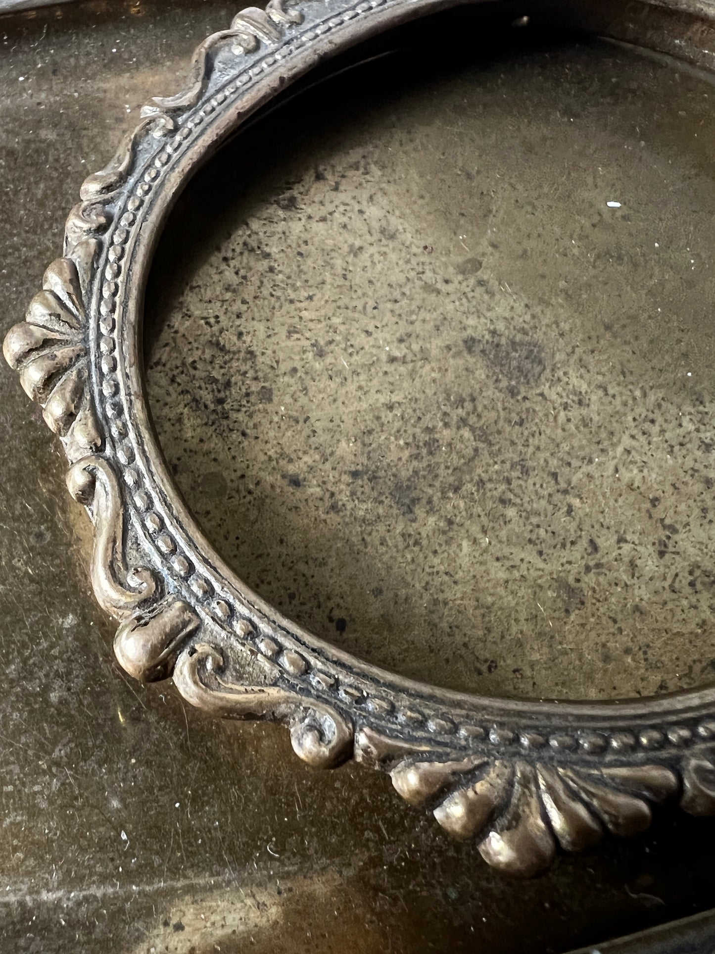 真鍮製楕円ミニフレーム