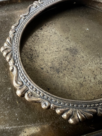 真鍮製楕円ミニフレーム