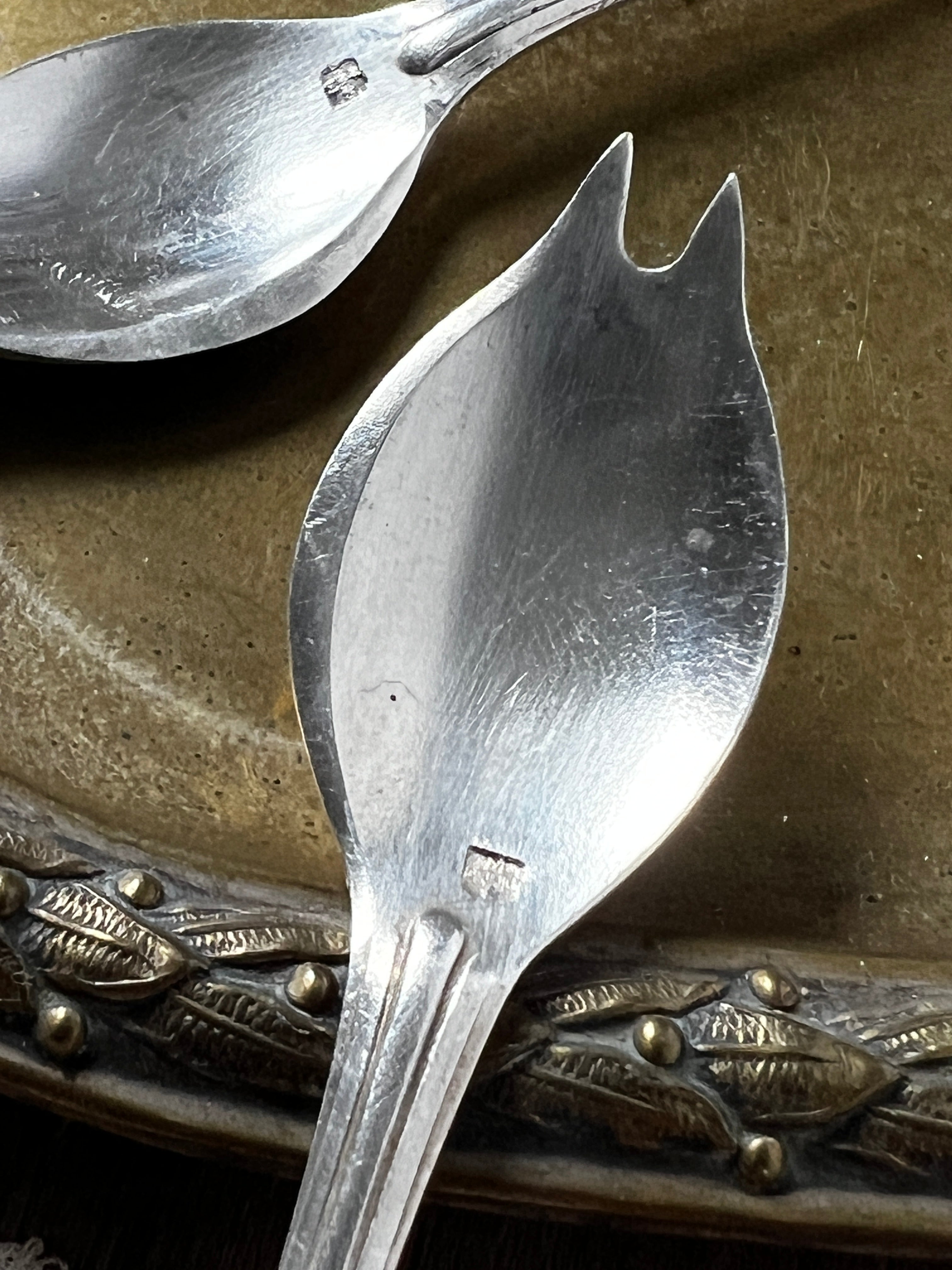 銀匙(牡蠣用) – France Antique 銀色アンティーク