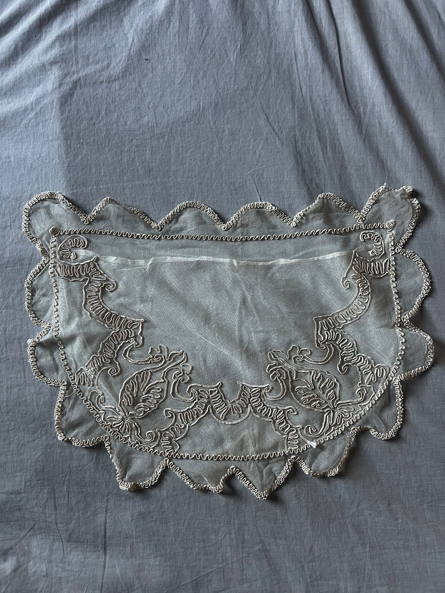 チュールレースクッションカバー