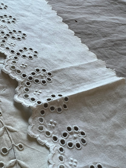白刺繍トリムセット