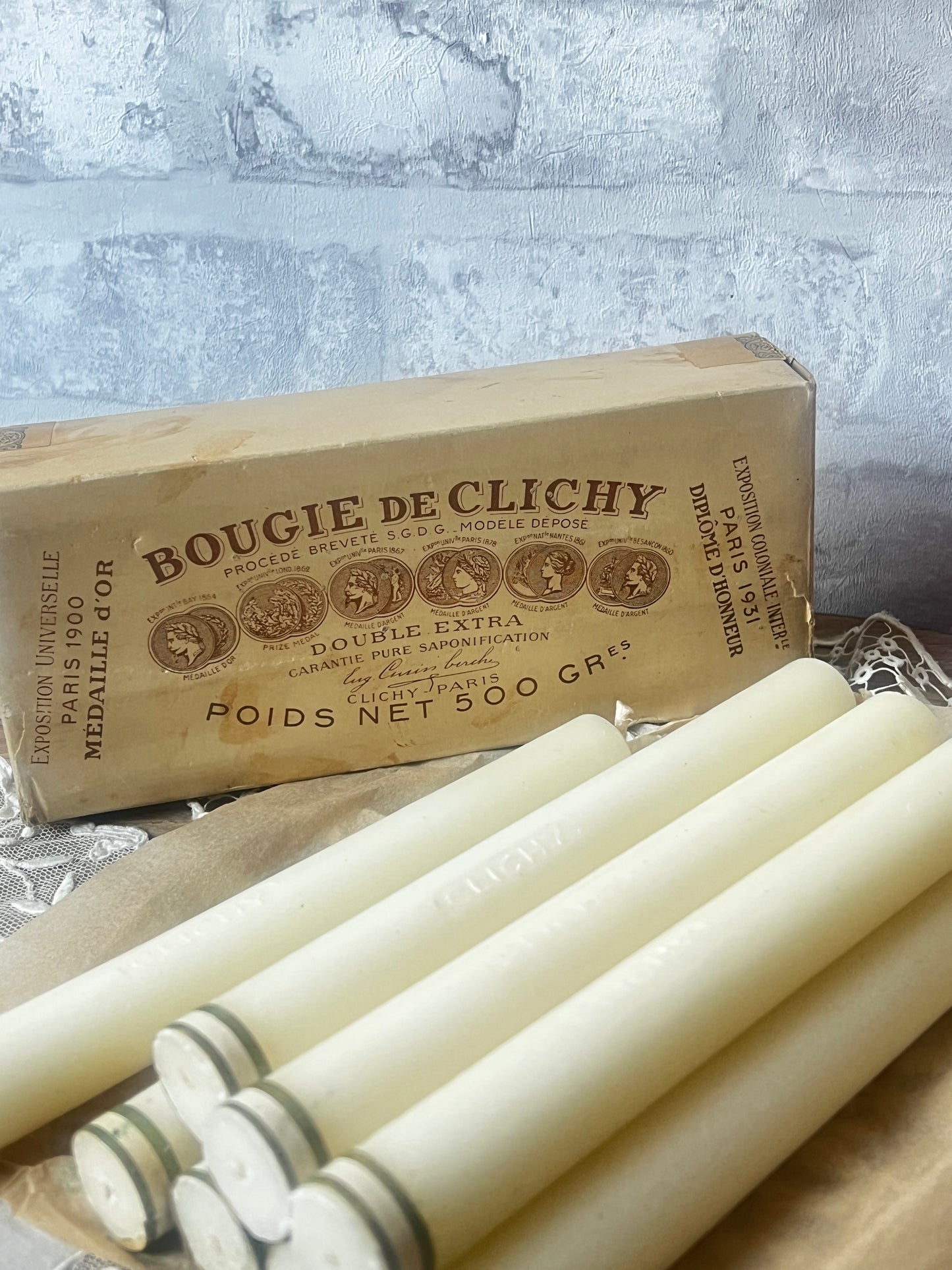 紙箱入りろうそく(CLICHY)【ダメージ値引き】