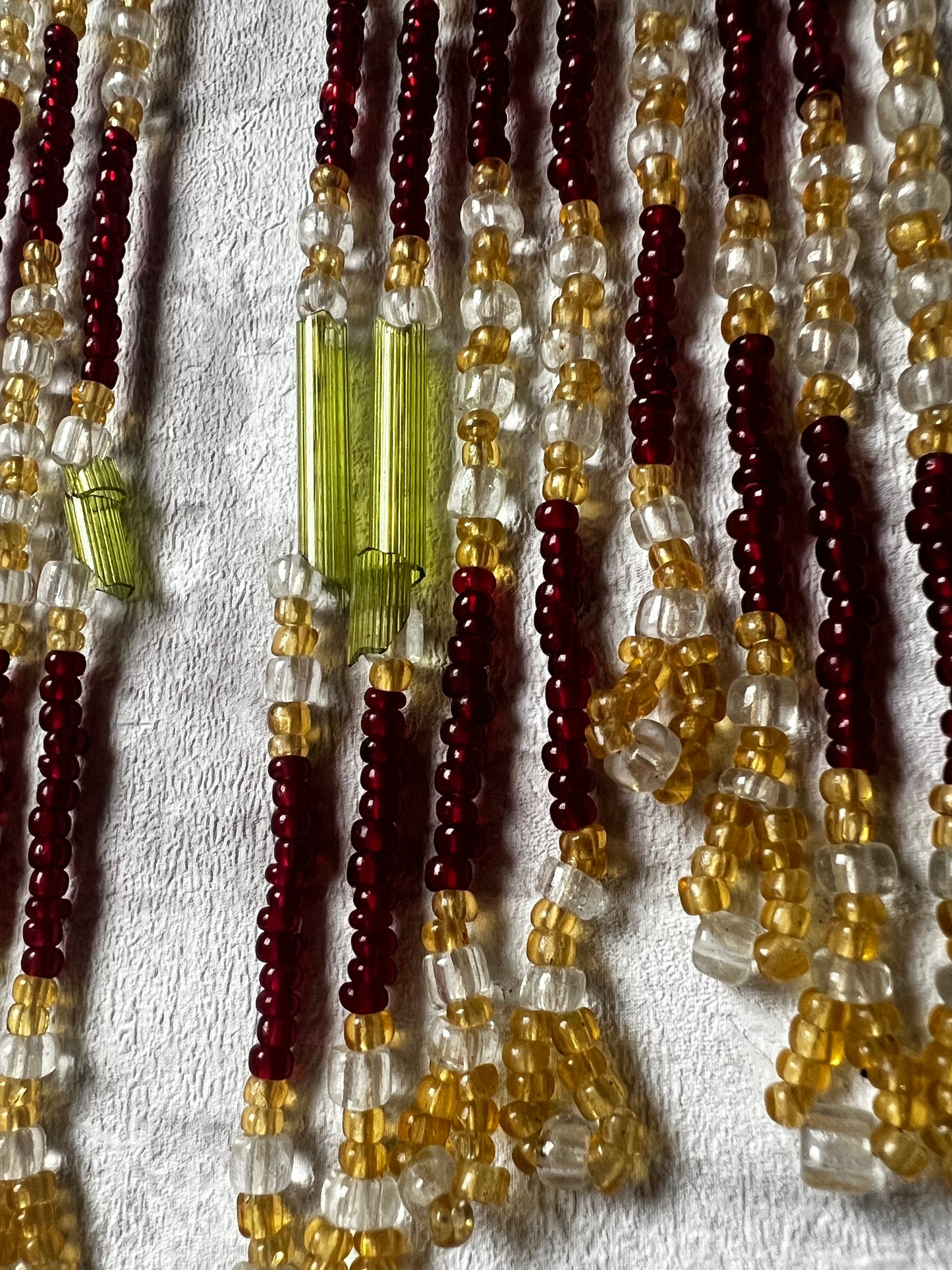 ★ガラスパーツのランプ飾り