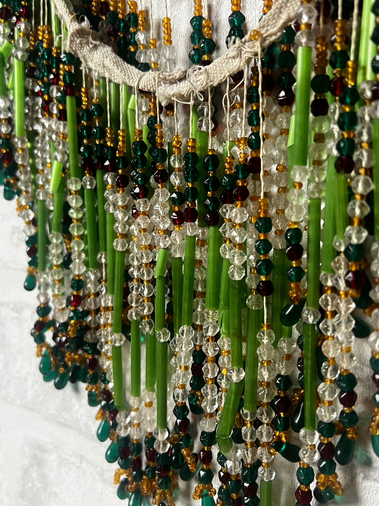 ★ガラスパーツのランプ飾り