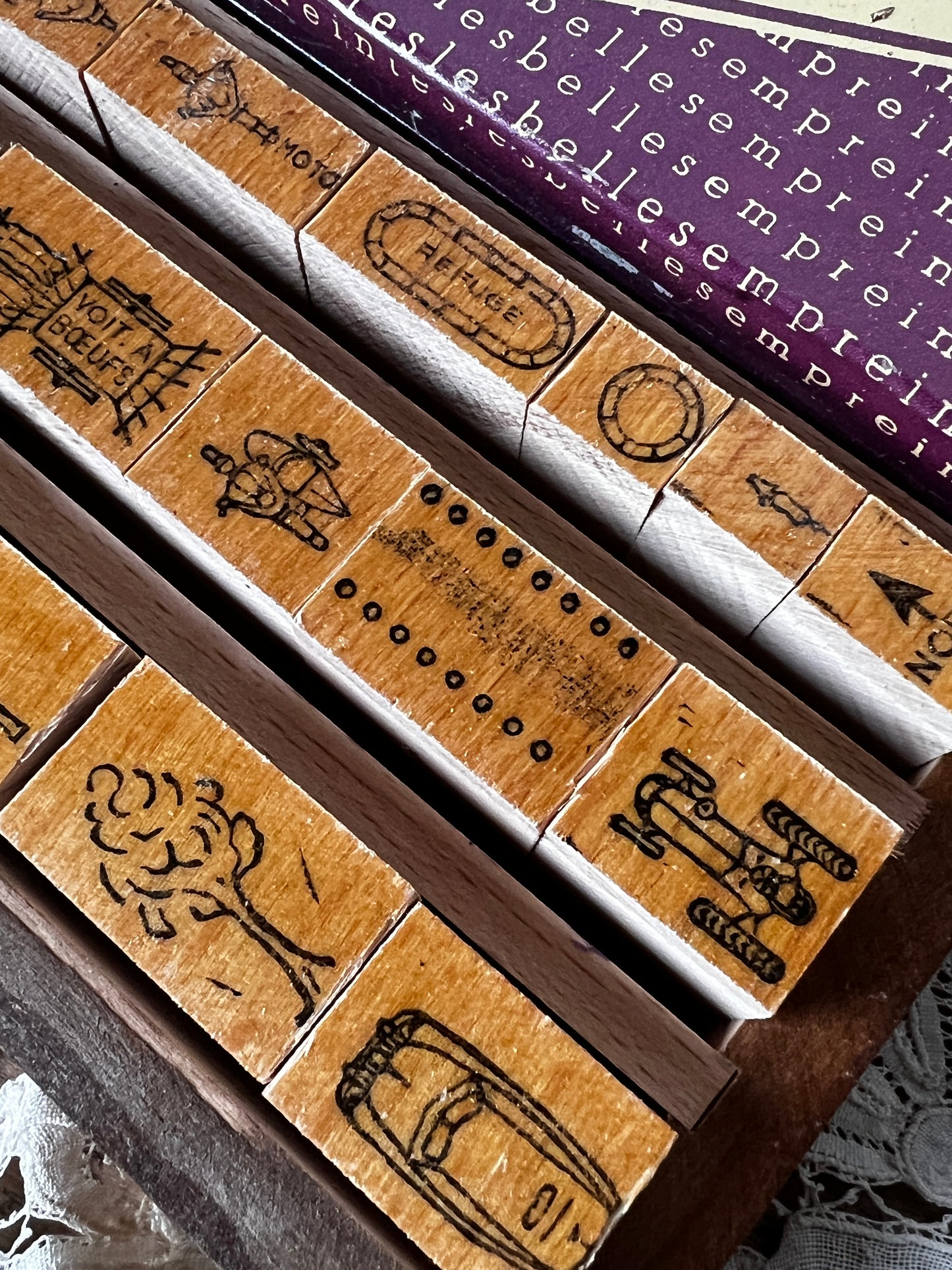 ★木箱入りスタンプセット(Papeterie Ad. WEICK)