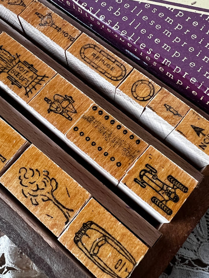 ★木箱入りスタンプセット(Papeterie Ad. WEICK)