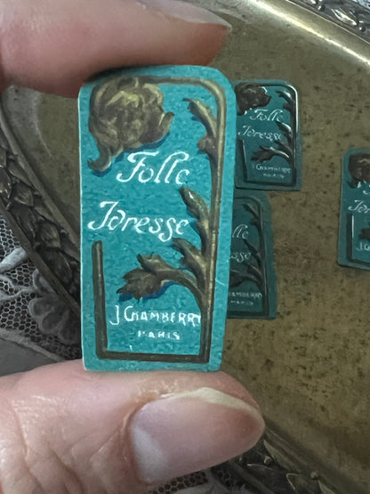 香水小瓶のラベルセット