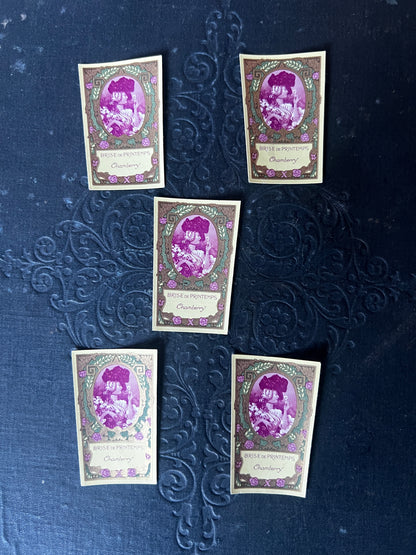 香水小瓶のラベルセット