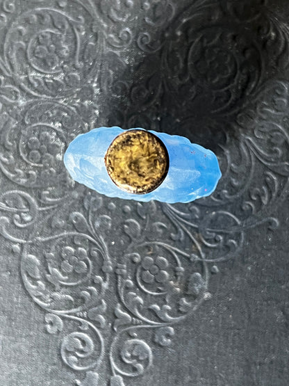 ★古い小瓶(ブルーマット)