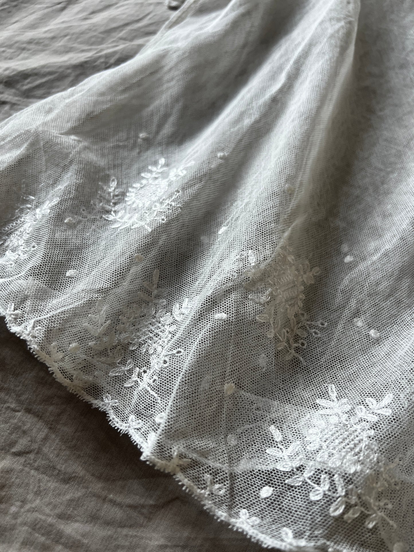 チュールベビードレス