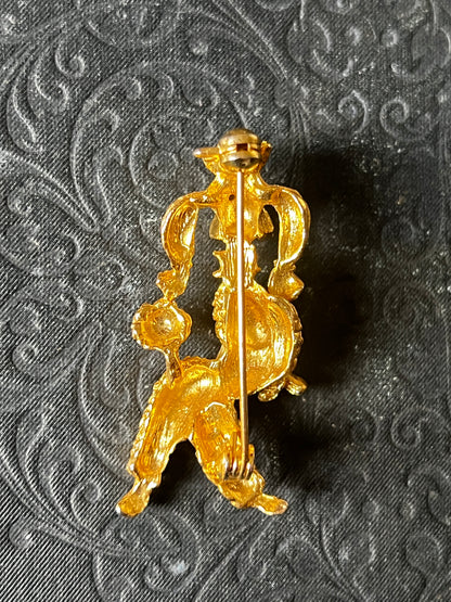 ヴィンテージブローチ(プードル)