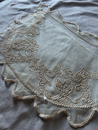 チュールレースクッションカバー