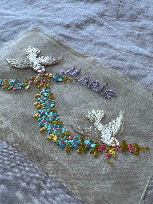 ポストカード用刺繍パーツ