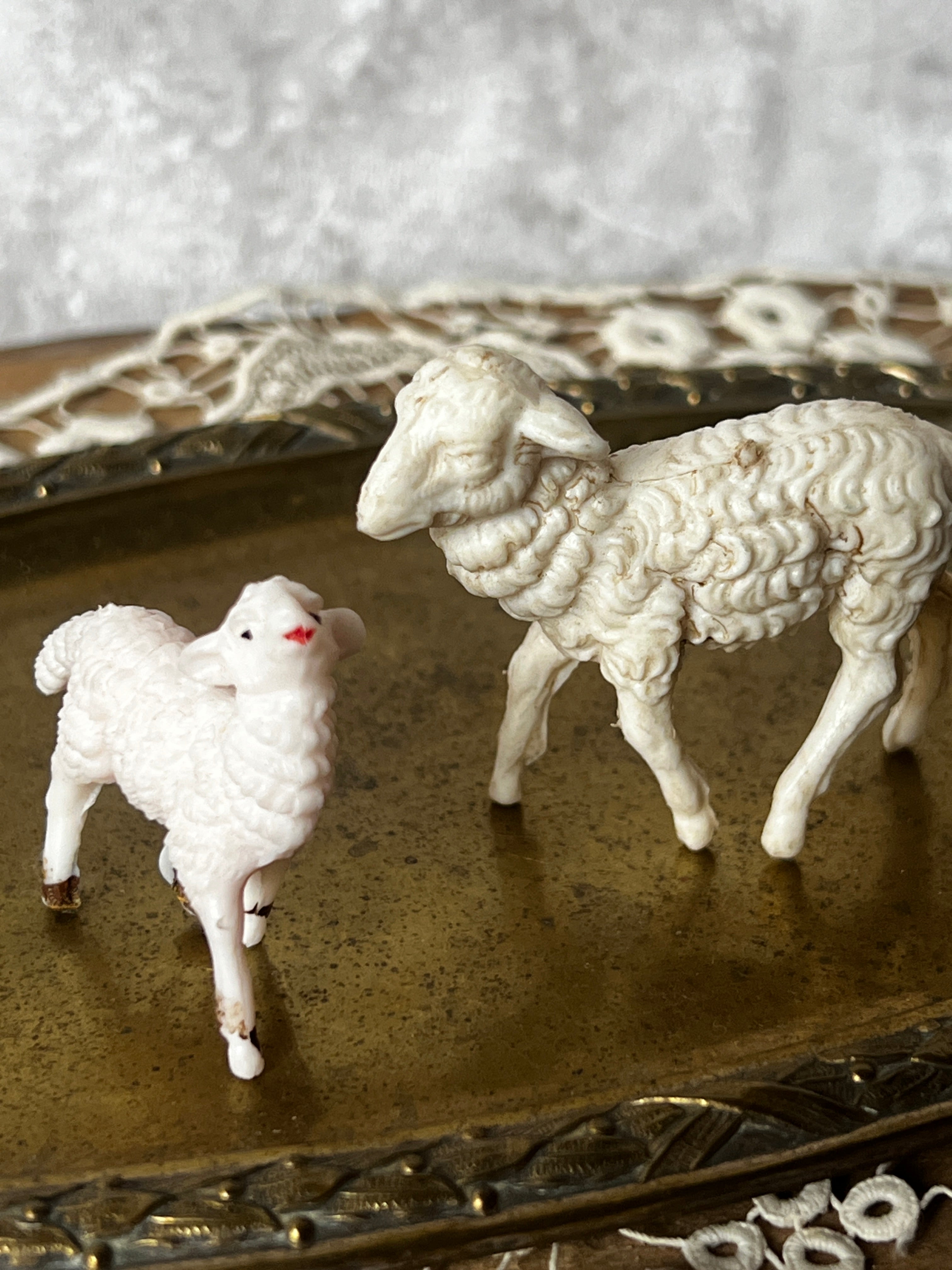 ☆樹脂製羊セット – France Antique 銀色アンティーク