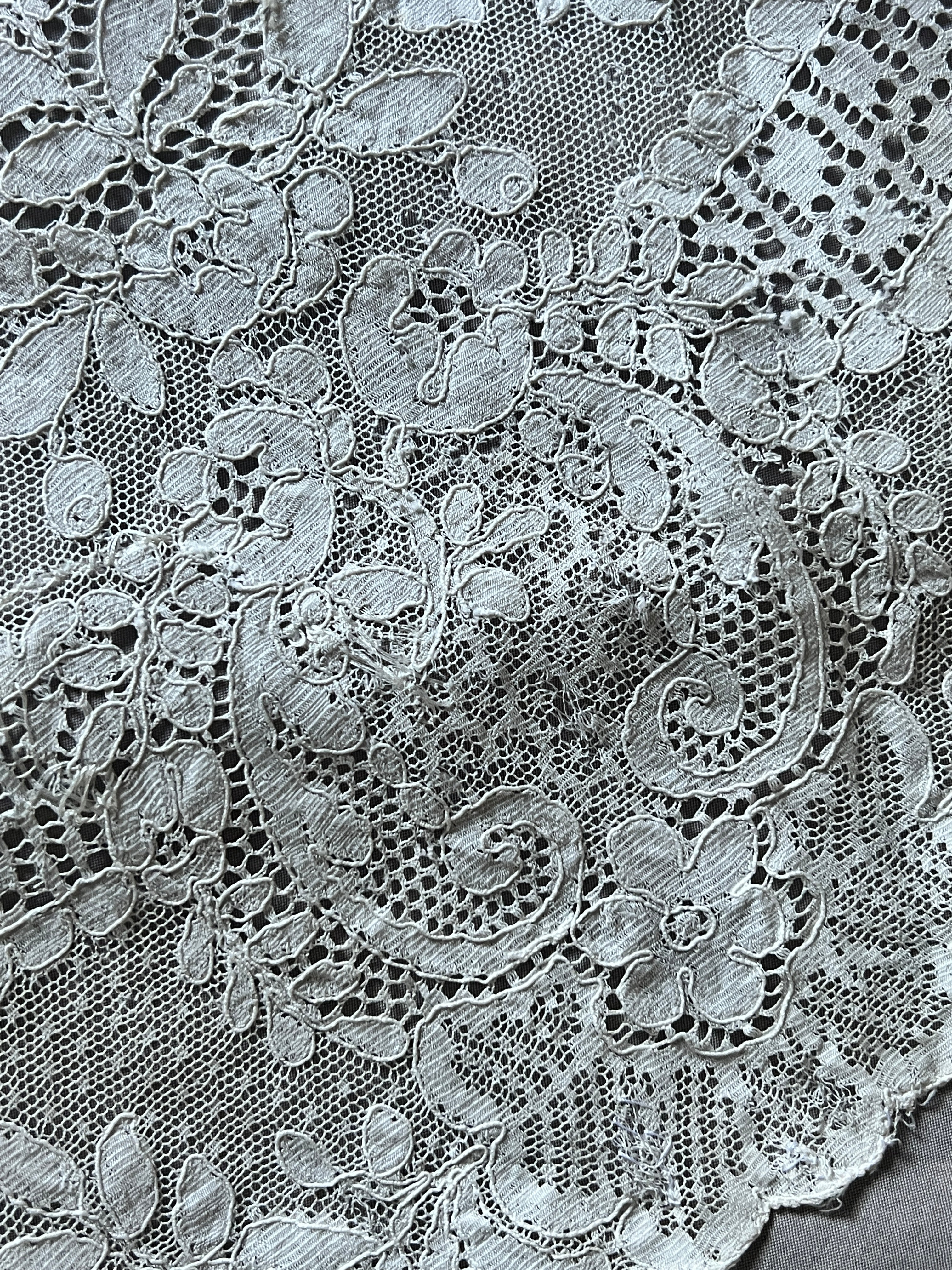 アンティークレースクレイジー額装 アンティークレースクレイジー額装