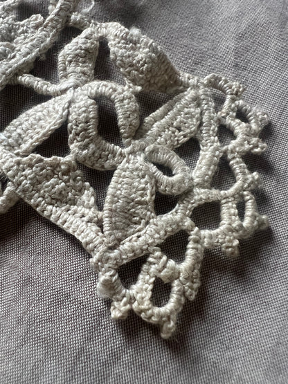 ラベル付きクロシェレース見本