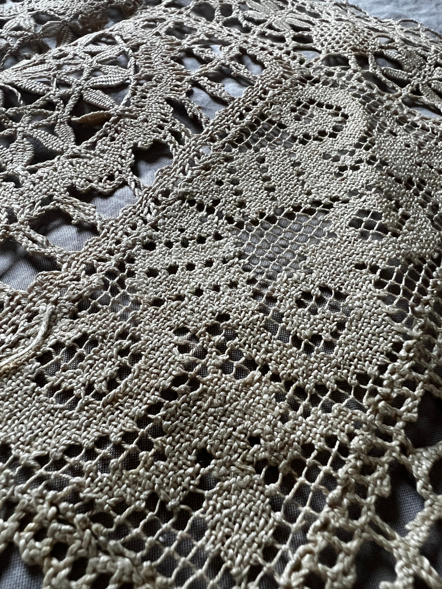 ★ボビンレースのミニカーテンセット