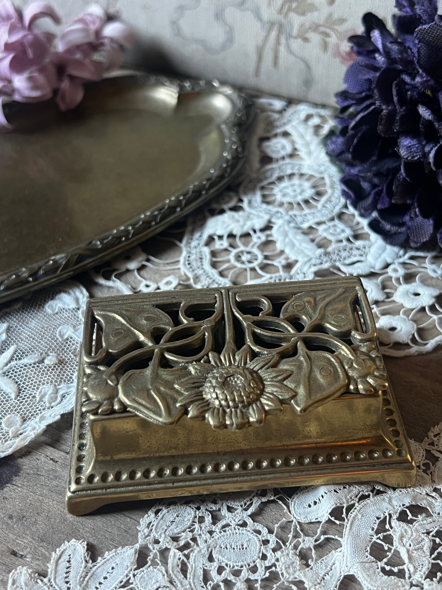 ★真鍮製切手入れ